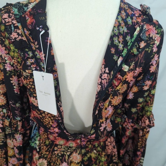 Ted Baker Hendria Ruffle-Trim Mini Dress‎ - Picture 7 of 14